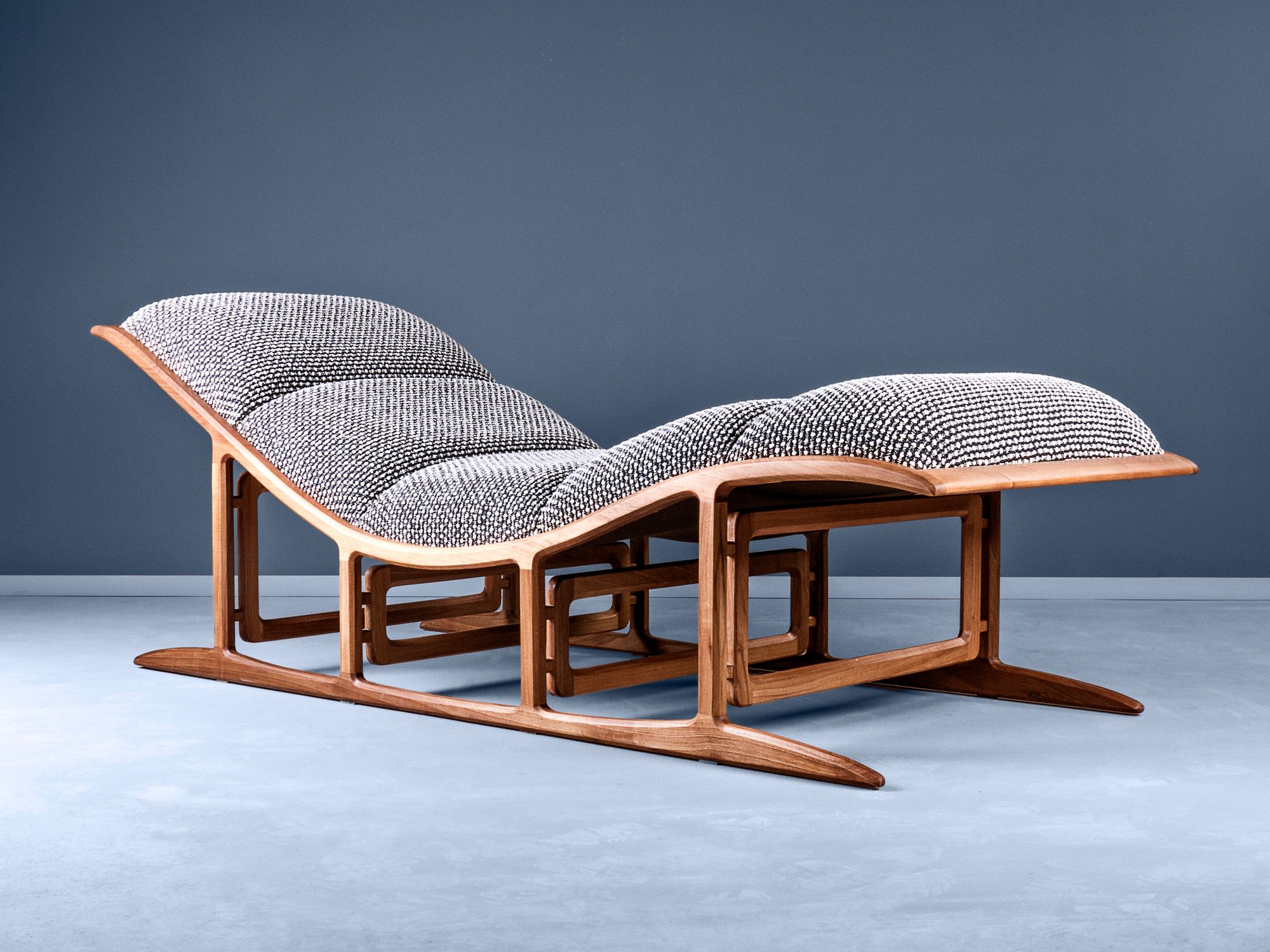 Мягкий шезлонг из ткани HOOKL und STOOL Most ARCH-00012371 - Вид №1