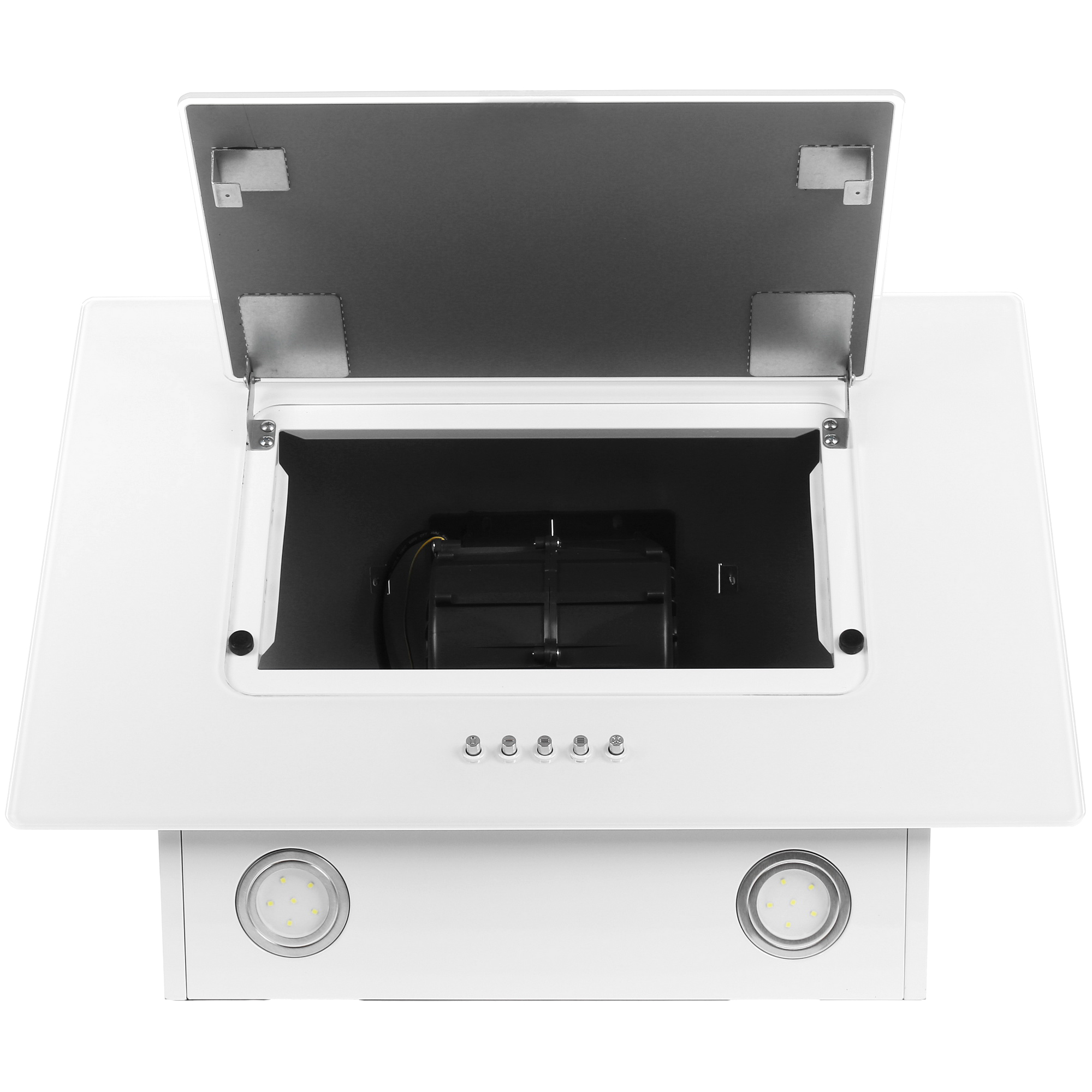 8160076 Вытяжка наклонная HOMSair ELF PUSH 60 белый/белый STDN-0142807 - Вид №8