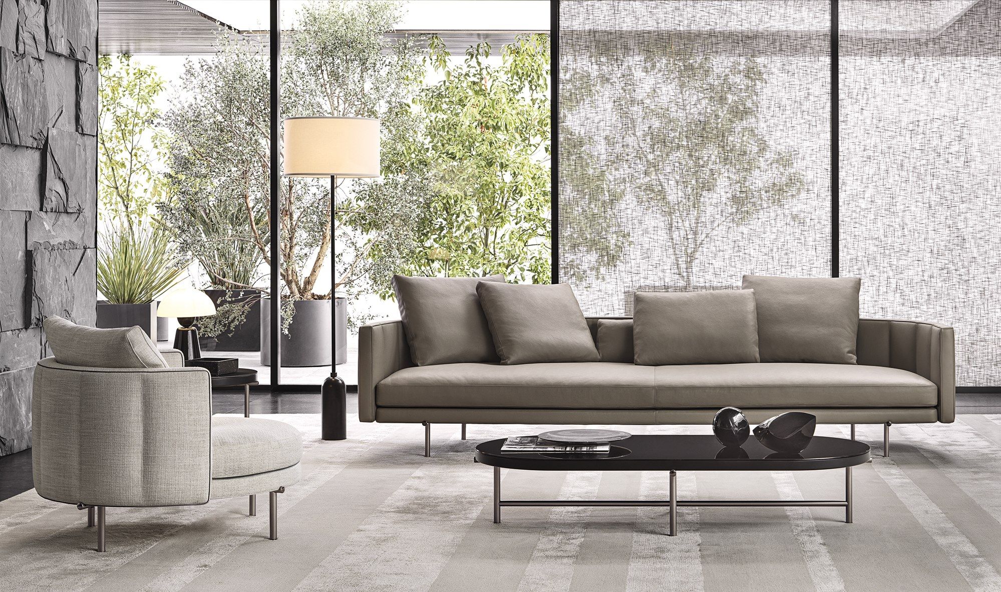 Кожаный диван Minotti Torii ARCH-00052203 - Вид №1