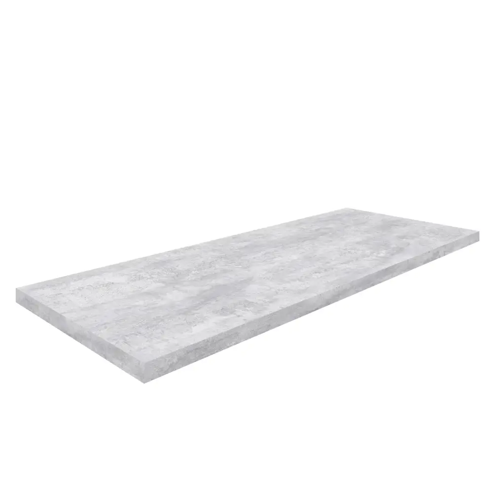 Столешница KONSENSA Бетон светлый 60x120x3.8 см ДСП цвет серый ДСП Прямой угол STLM-2148591 - Вид №2