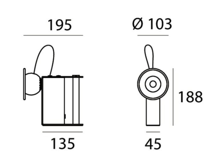 Регулируемая металлическая светодиодная настольная лампа Stilnovo Minibox ARCH-00025356 - Вид №5