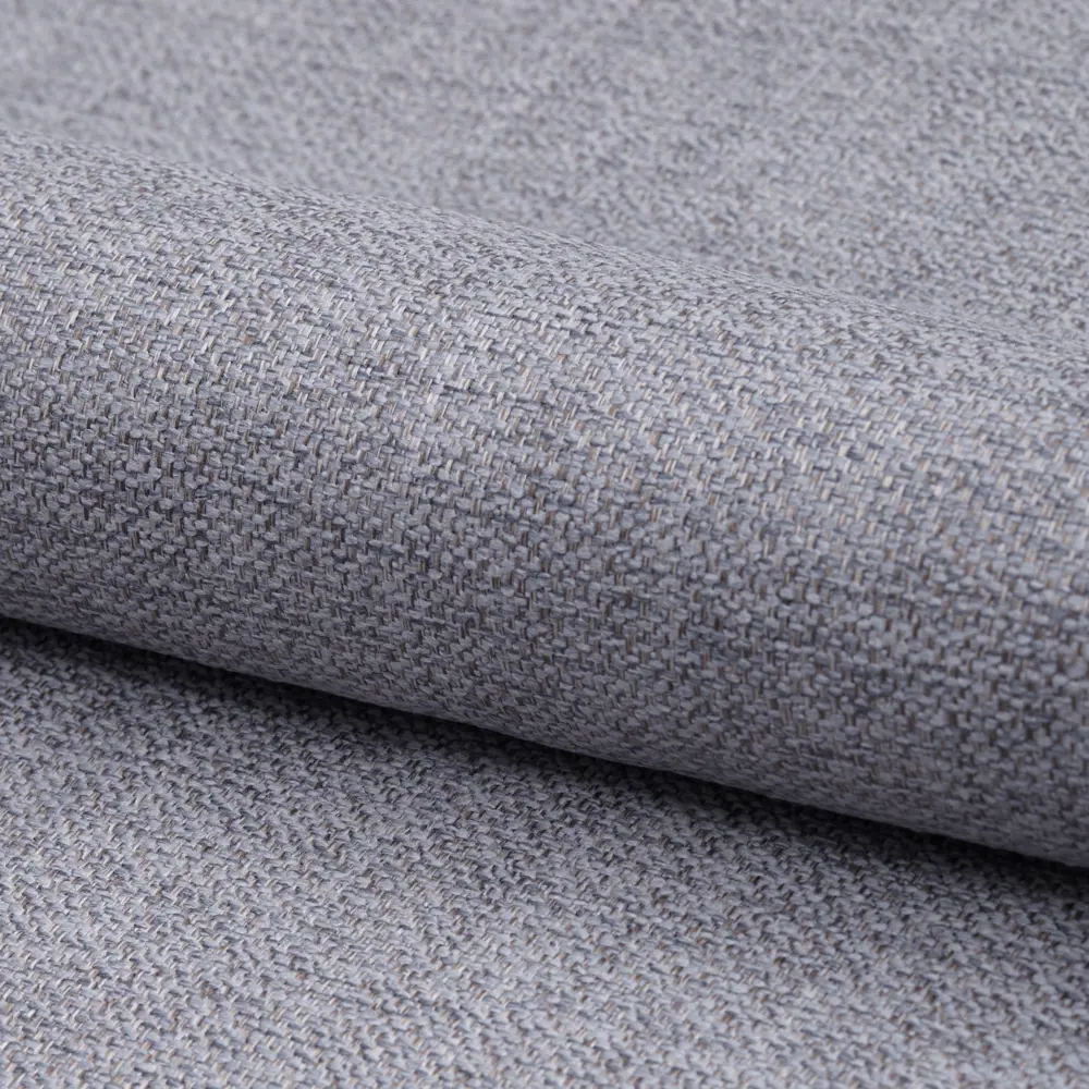 Ткань мебельная 1 м/п Jasper рогожка 140 см цвет серо-голубой AMETIST STLM-2003985