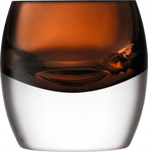 10656219 LSA International Набор стаканов LSA International, "Whisky Club", 230мл, коричневый, 2шт. Стекло