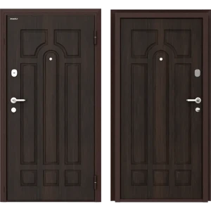 Дверь входная металлическая Премиум 88x205 см правая тик деревянный