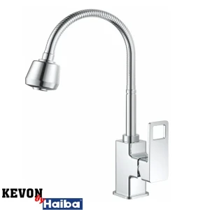 92053593 Смеситель для кухни Kevon KV55774 гибкий излив 22.6 см цвет хром STLM-1504822