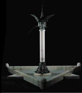 Mirabili Многоструйный мраморный фонтан Mirabili arte d'abitare