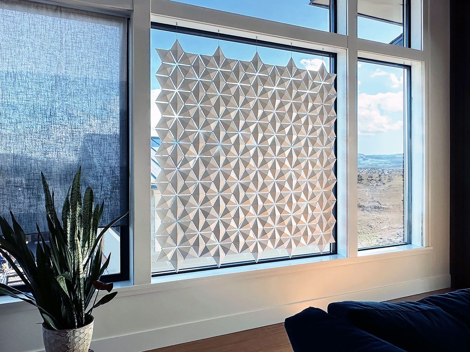 Подвесная перегородка bloomming FACET 170x178cm bianco ARCH-00054436