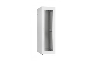 15900163 Напольный шкаф Lite 19, 18U, стеклянная дверь, серый TFI-186080-GMMM-GY TLK