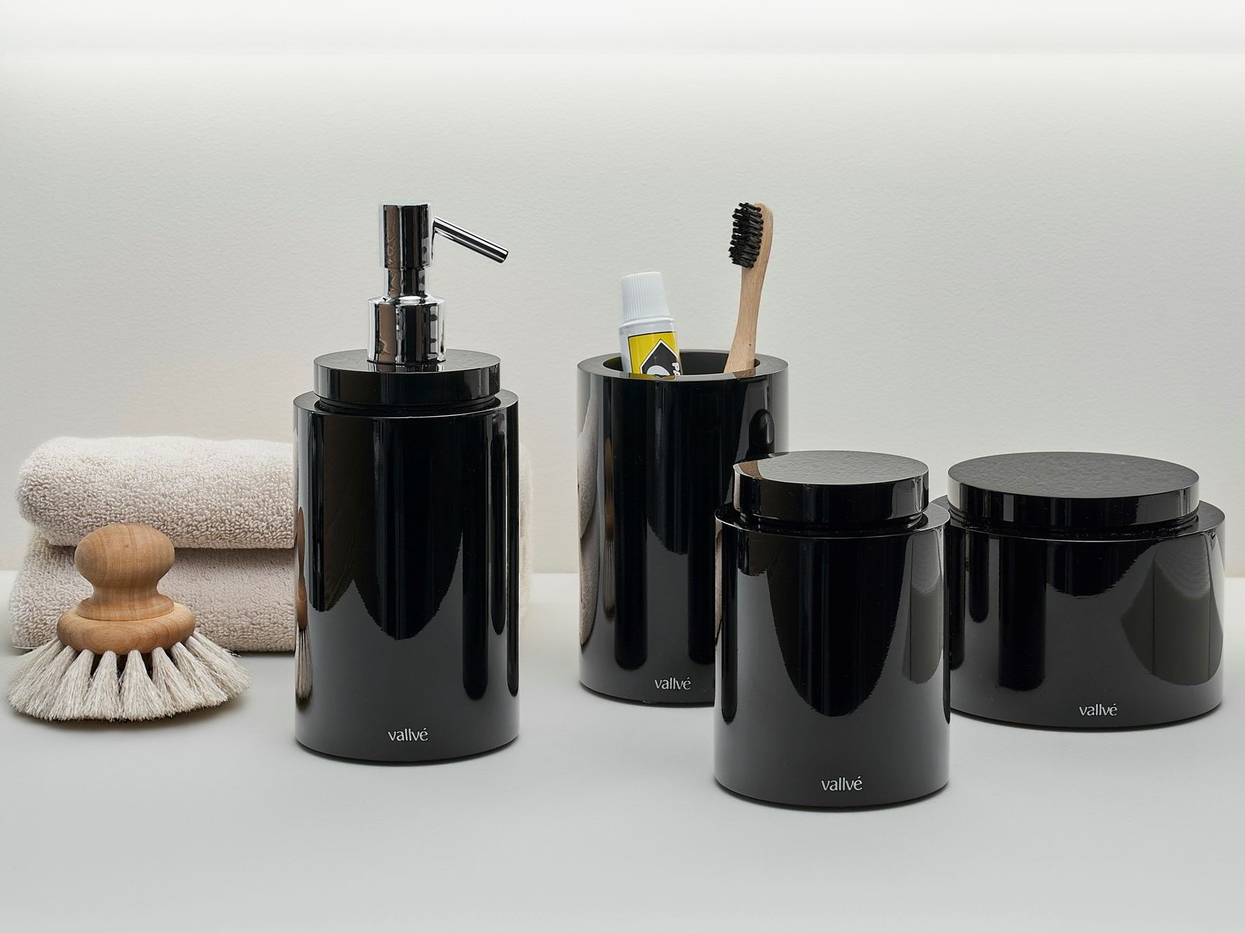 Держатель для хлопка из смолы с крышкой Vallvé ROLL ARCH-00033161 - Вид №4