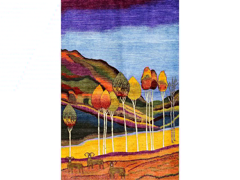 Прямоугольный шерстяной ковер Zollanvari Gabbehs Landscapes ARCH-00066259