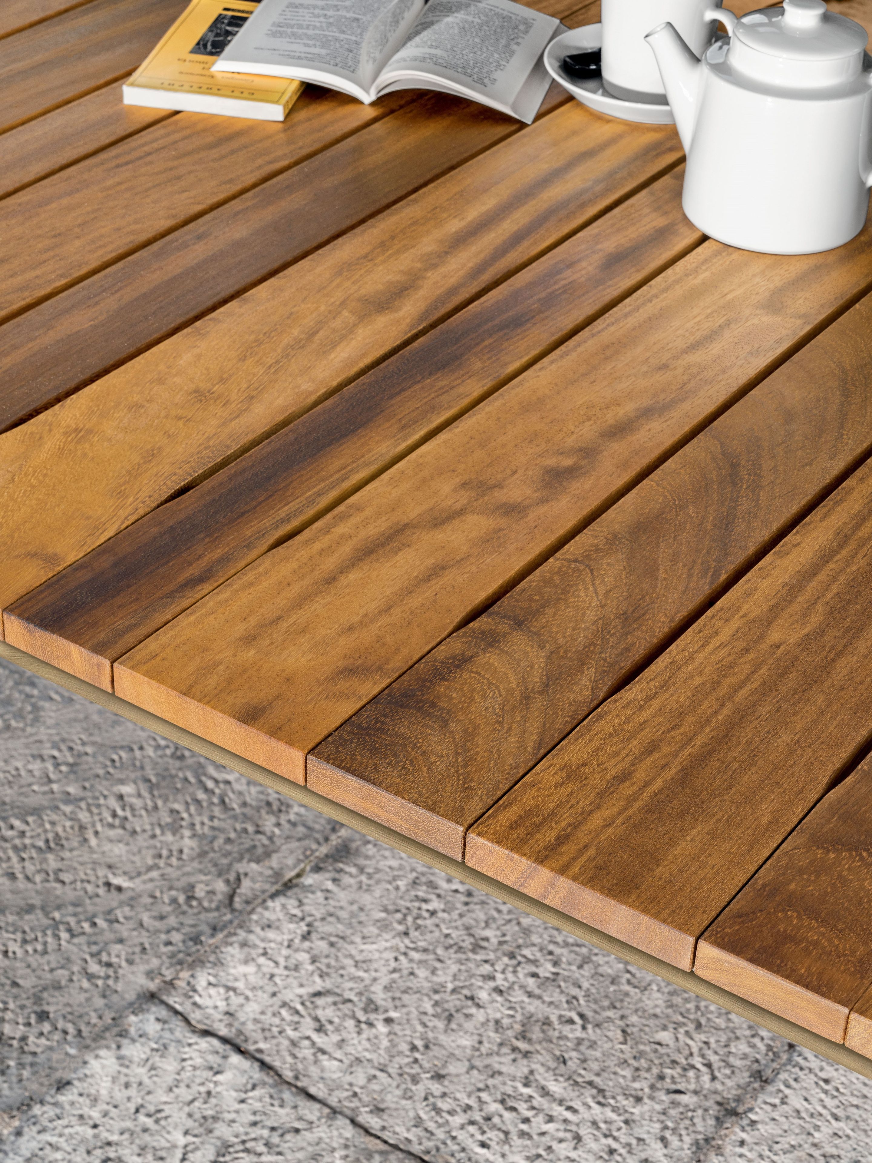 Прямоугольный садовый стол из тикового дерева Sovet Italia ARCH-00085162 - Вид №13