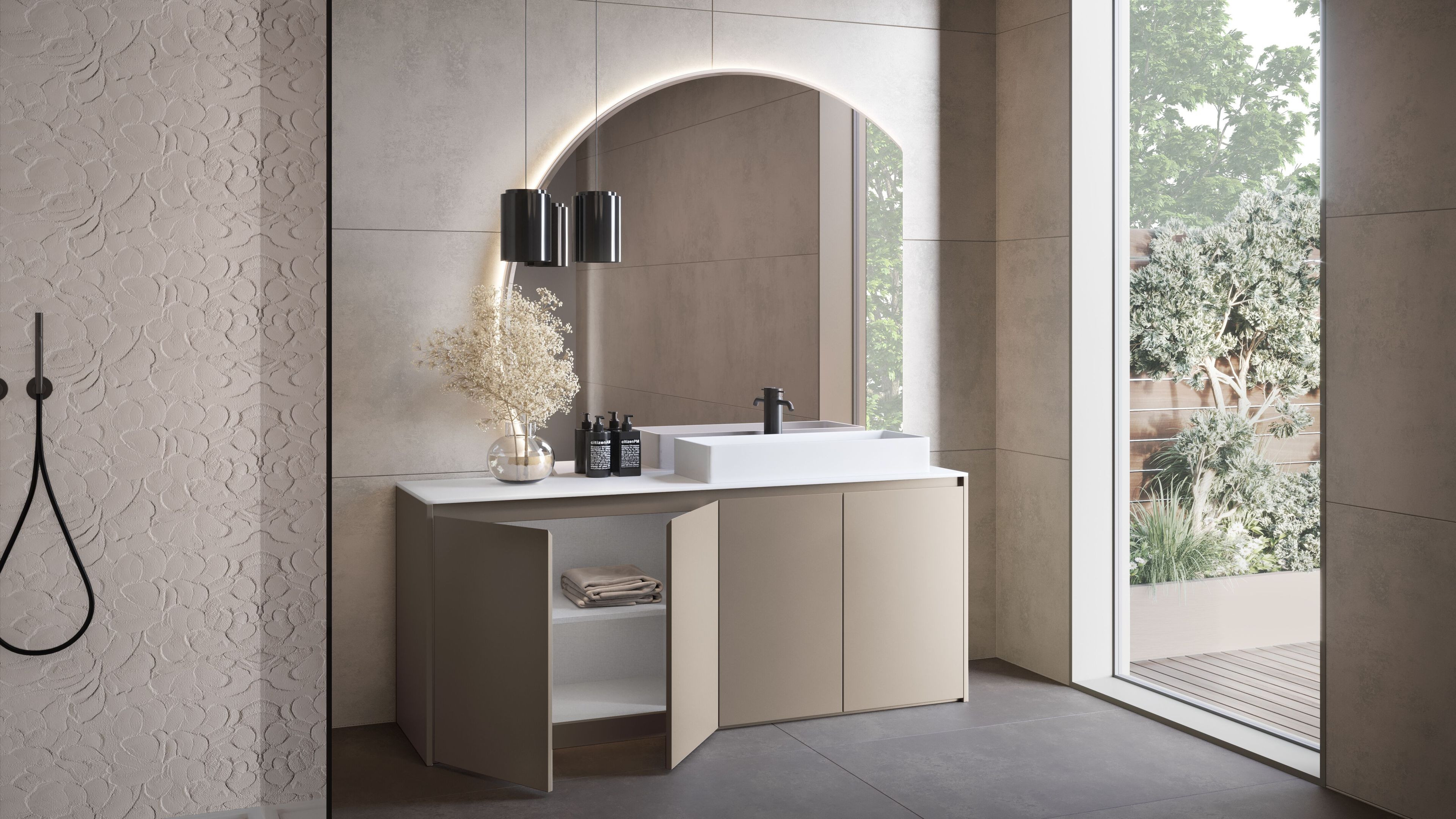 Напольный умывальник с дверцами Acquapazza PLAY with Matter ARCH-00034761 - Вид №2