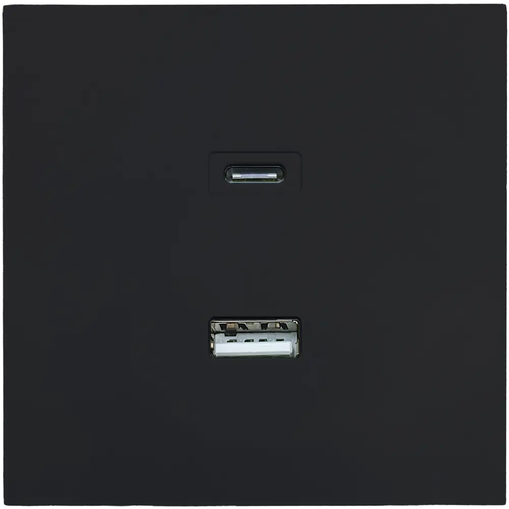 Розетка Lezard Zima с USB Type-C и классическим портом 89398383 STLM-1572254