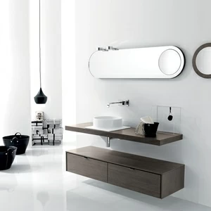 Комбинация ванной комнаты PV33 в отделке  Cup Ceramica / 89 Rovere Grigio MILLDUE PIVOT