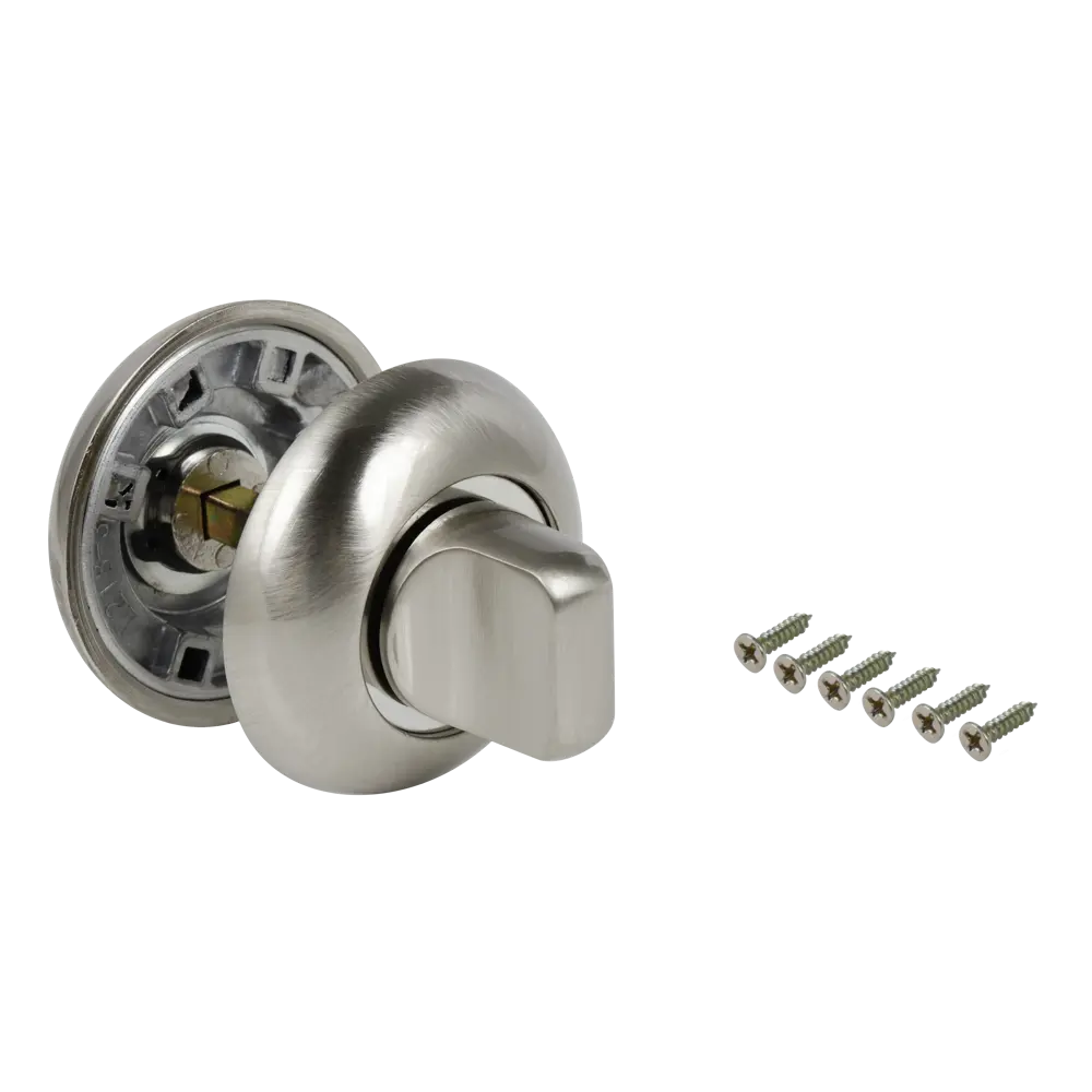 Накладка-фиксатор EDSON для межкомнатных дверей в стиле никель 85165124 STLM-0059265 - Вид №1