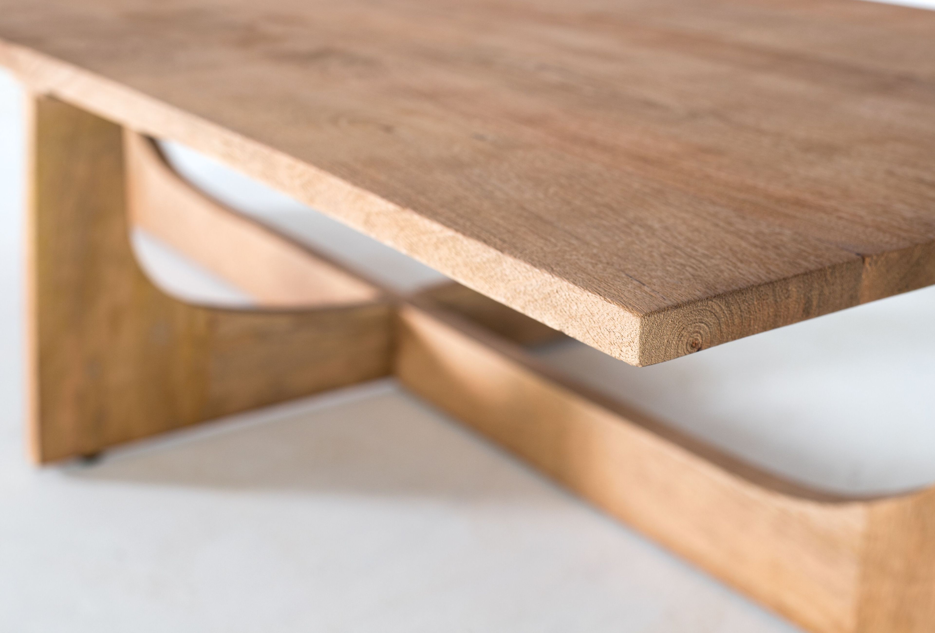 Низкий прямоугольный журнальный столик из манго Giner y Colomer 1649 ARCH-00024685