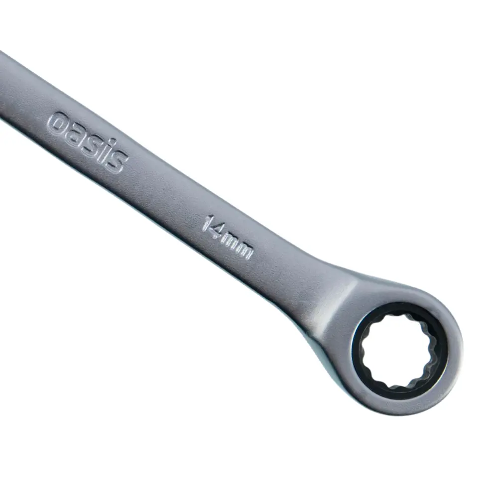 Комбинированный ключ-трещотка Oasis 14 мм для сложных монтажных работ 89428217 STLM-1564595 - Вид №2