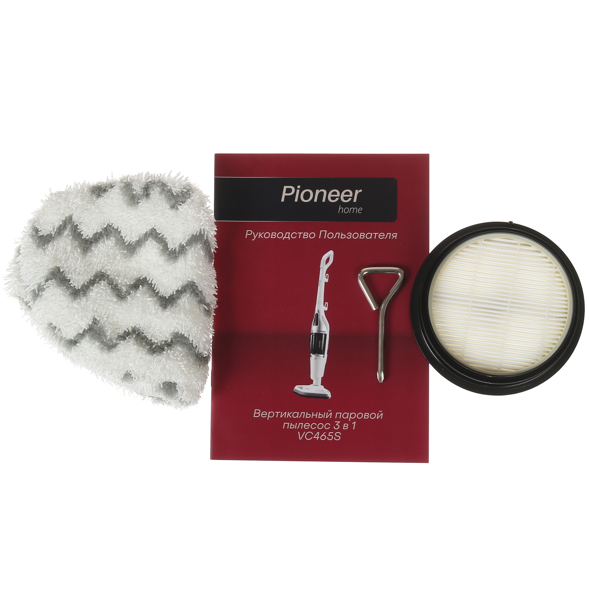 9908341 Паровой пылесос вертикальный   Pioneer VC465S  белый STDN-0074042 - Вид №7