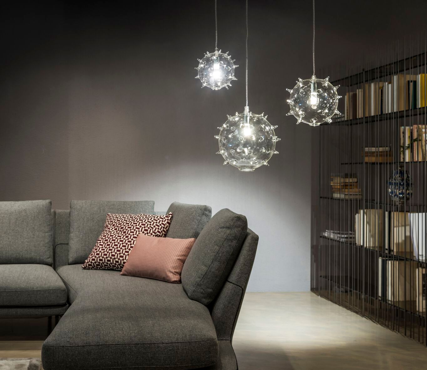 Выдувное стекло светодиодный подвесной светильник Album диатомовая ARCH-00054879 - Вид №4