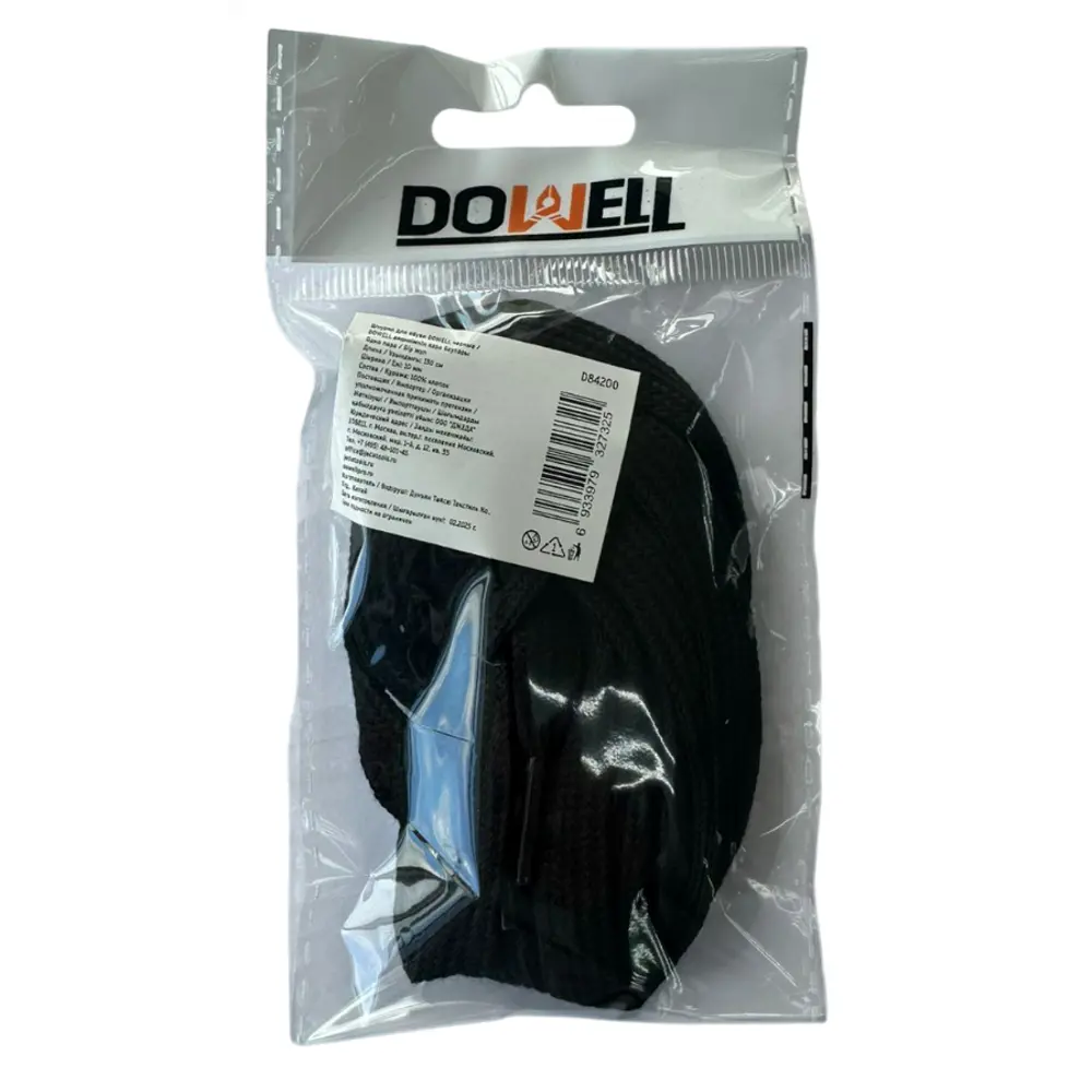 Шнурки Dowell D84200 цвет черный 130 см STLM-2114699 - Вид №2