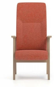 PIAVAL Кресло из ткани с подлокотниками с высокой спинкой Swing | health & care 16-66/1