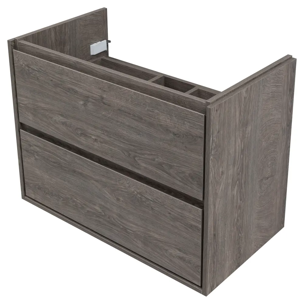 Тумба под раковину KONSENSA Мокка 2.0 подвесная 85 см цвет серый дуб STLM-2001532 - Вид №10