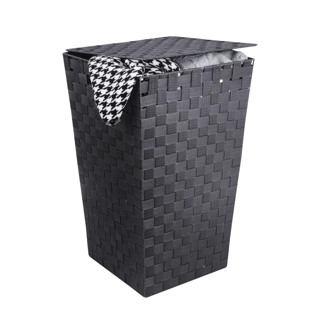 Корзина для белья Sensea Weaved 60 л цвет темно-серый STLM-2209515 - Вид №4