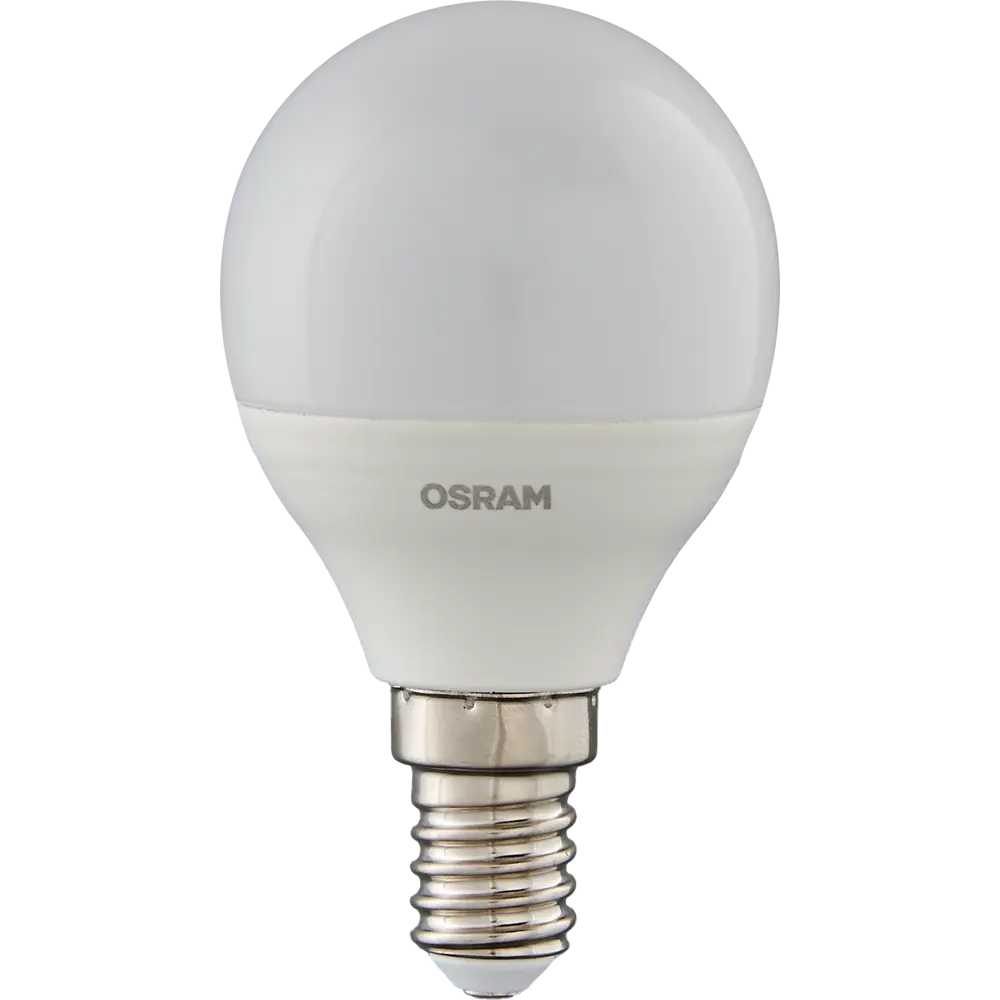 Лампа светодиодная Osram Antibacterial E14 220-240 В 5.5 Вт шар малый 470 лм нейтральный белый свет 82807765 STLM-2015199  - Вид №1