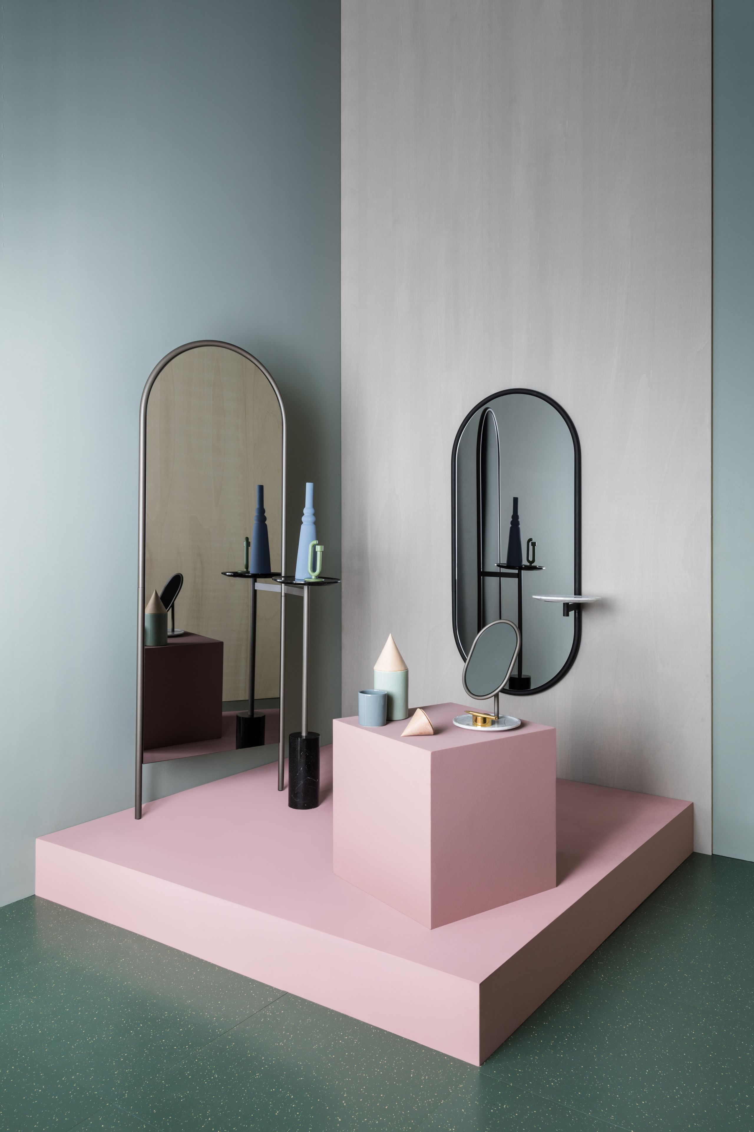 Овальное настенное зеркало в рамке SP01 Мишель ARCH-00100077 - Вид №3