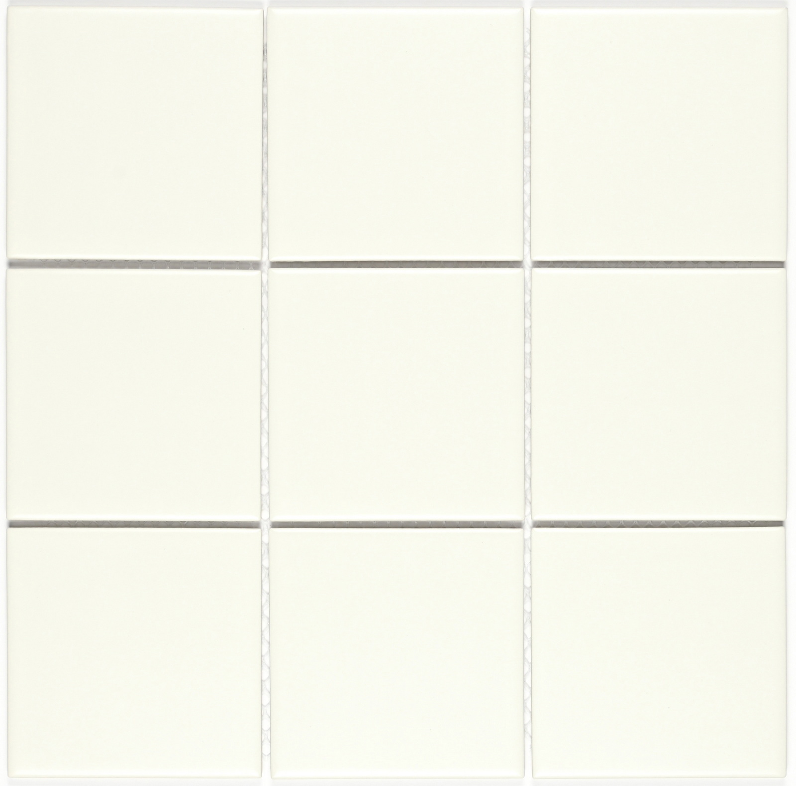90375094 Декоративная мозаика 30х30см керамогранит цвет белый Maxi White STLM-0205250 BONAPARTE
