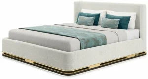 FRATO Кровать King size из льна с мягким изголовьем Ashi Ffu010008aac