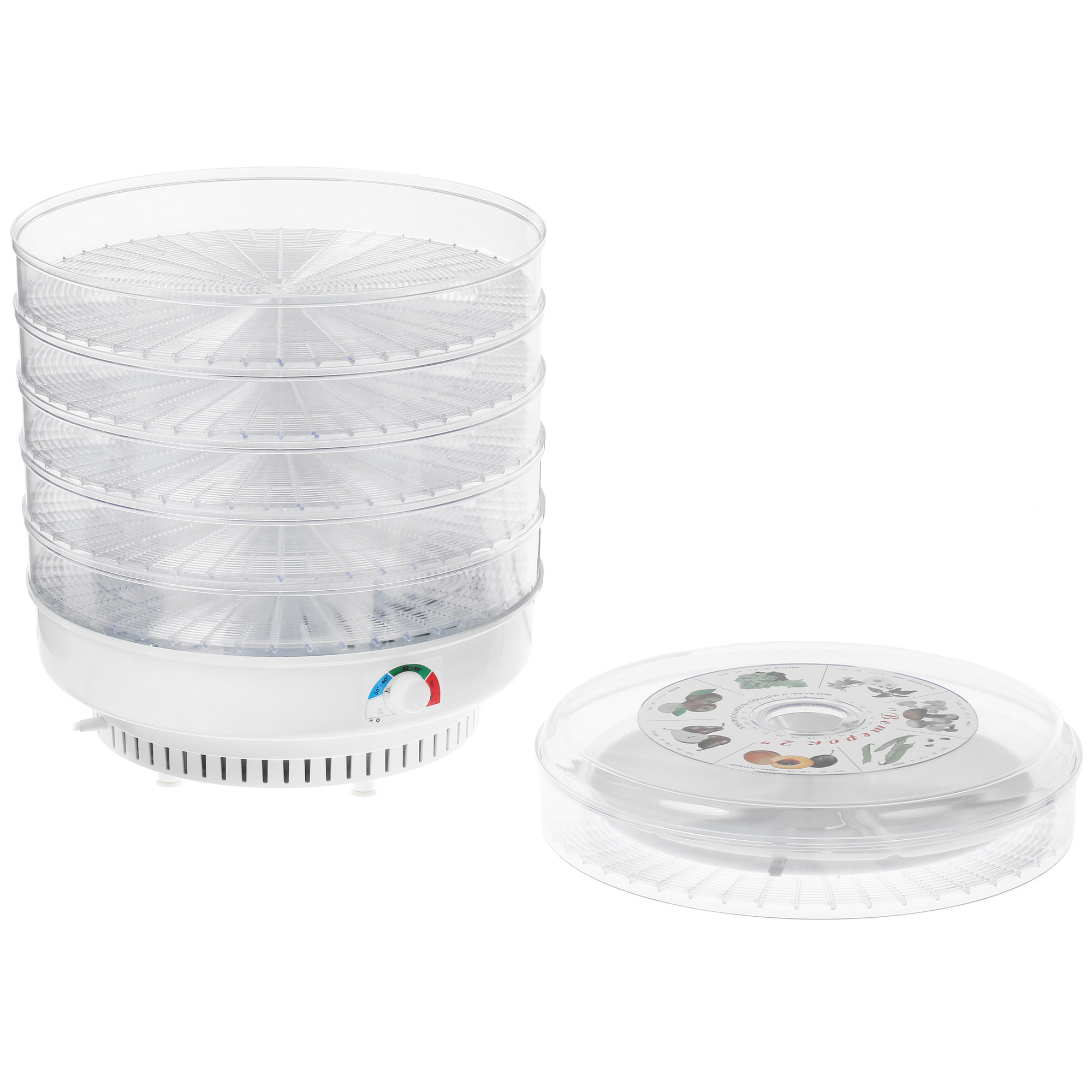 8146741 Сушилка для овощей и фруктов Спектр-Прибор Ветерок-2 6под. белый STDN-0055432 - Вид №6