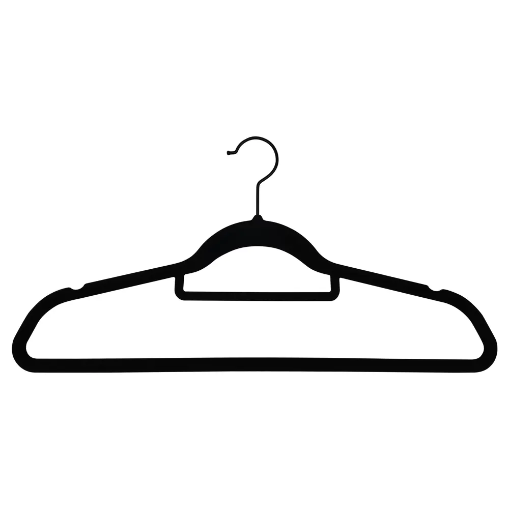 Плечики для одежды KONSENSA 45 см пластик цвет черный Плечики пластиковые STLM-2083379 - Вид №2