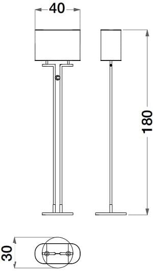 Металлический торшер CPRN HOMOOD Шестое чувство ARCH-00071457 - Вид №1