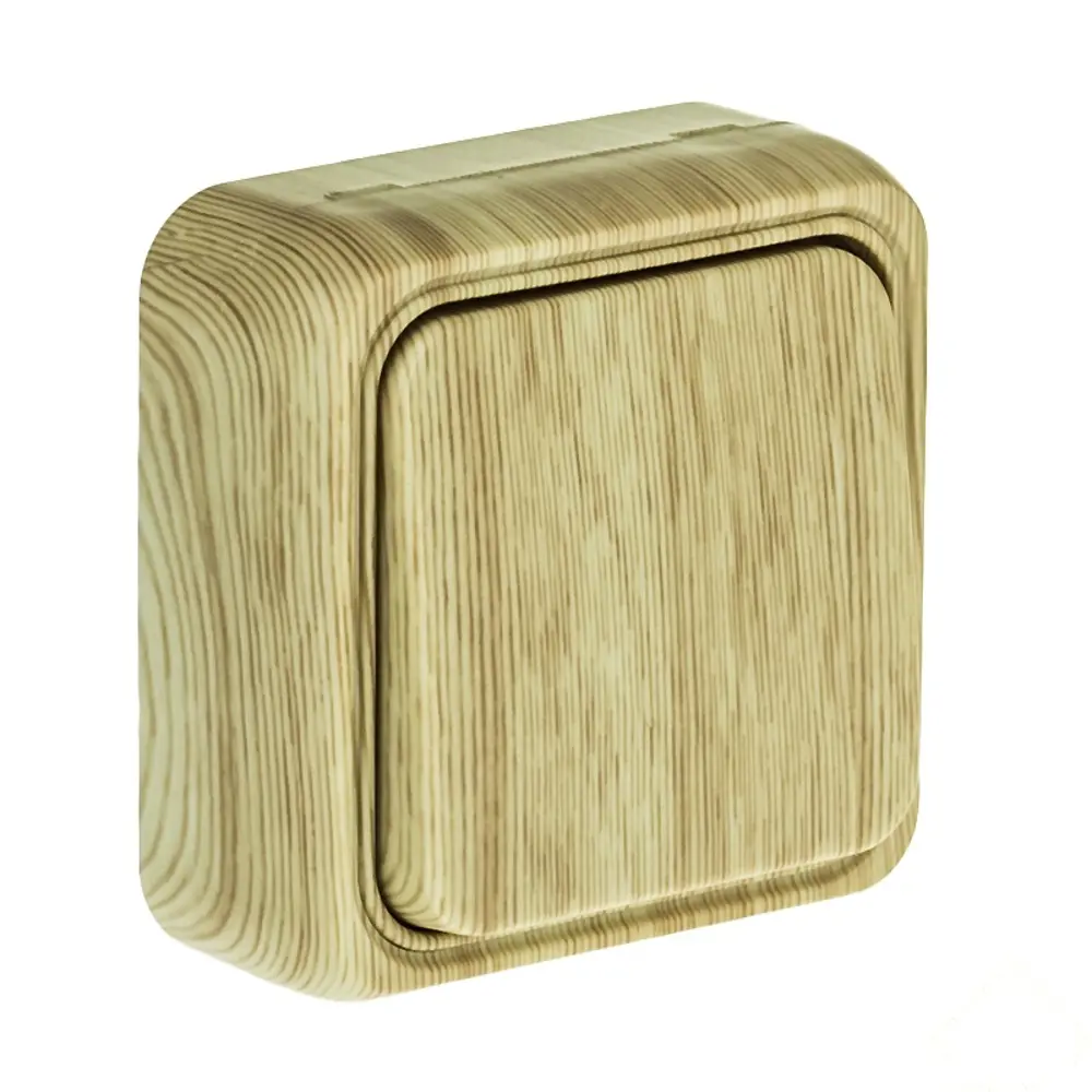 Выключатель LK STANDARD 1 клавиша открытой установки, сосна LK STUDIO STLM-2020952