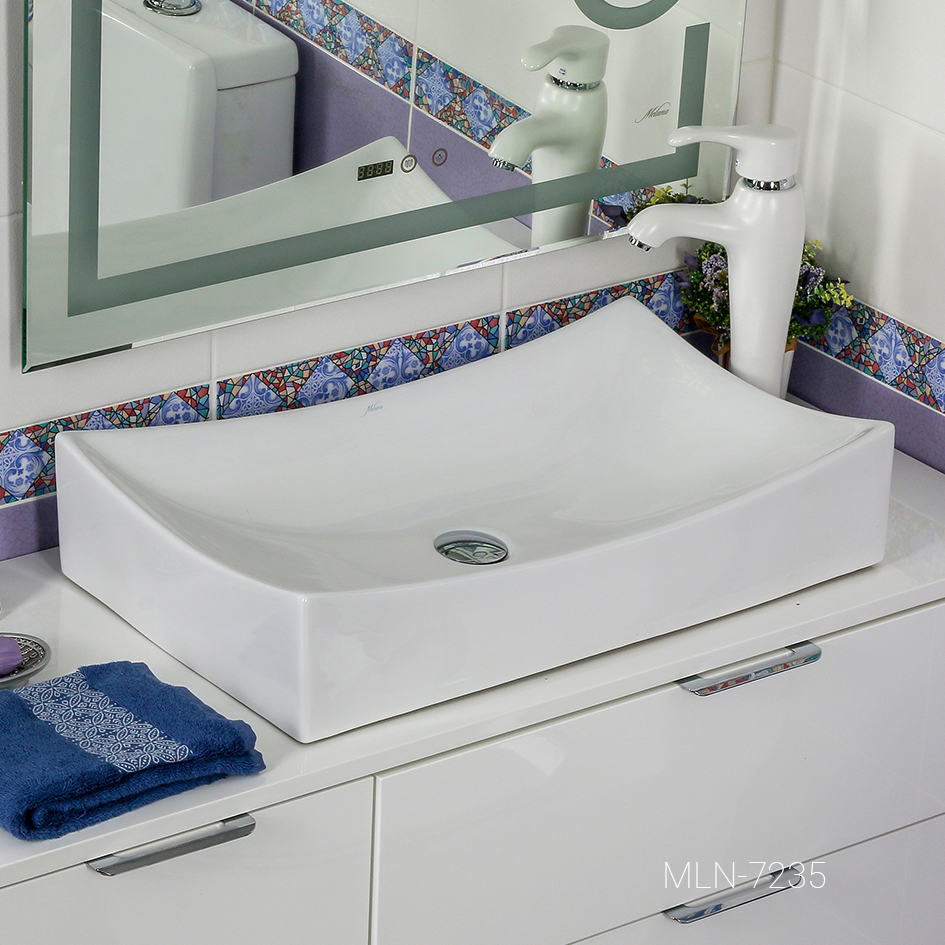 Накладная архив раковина melana mln-7235 7235-805 - Вид №3