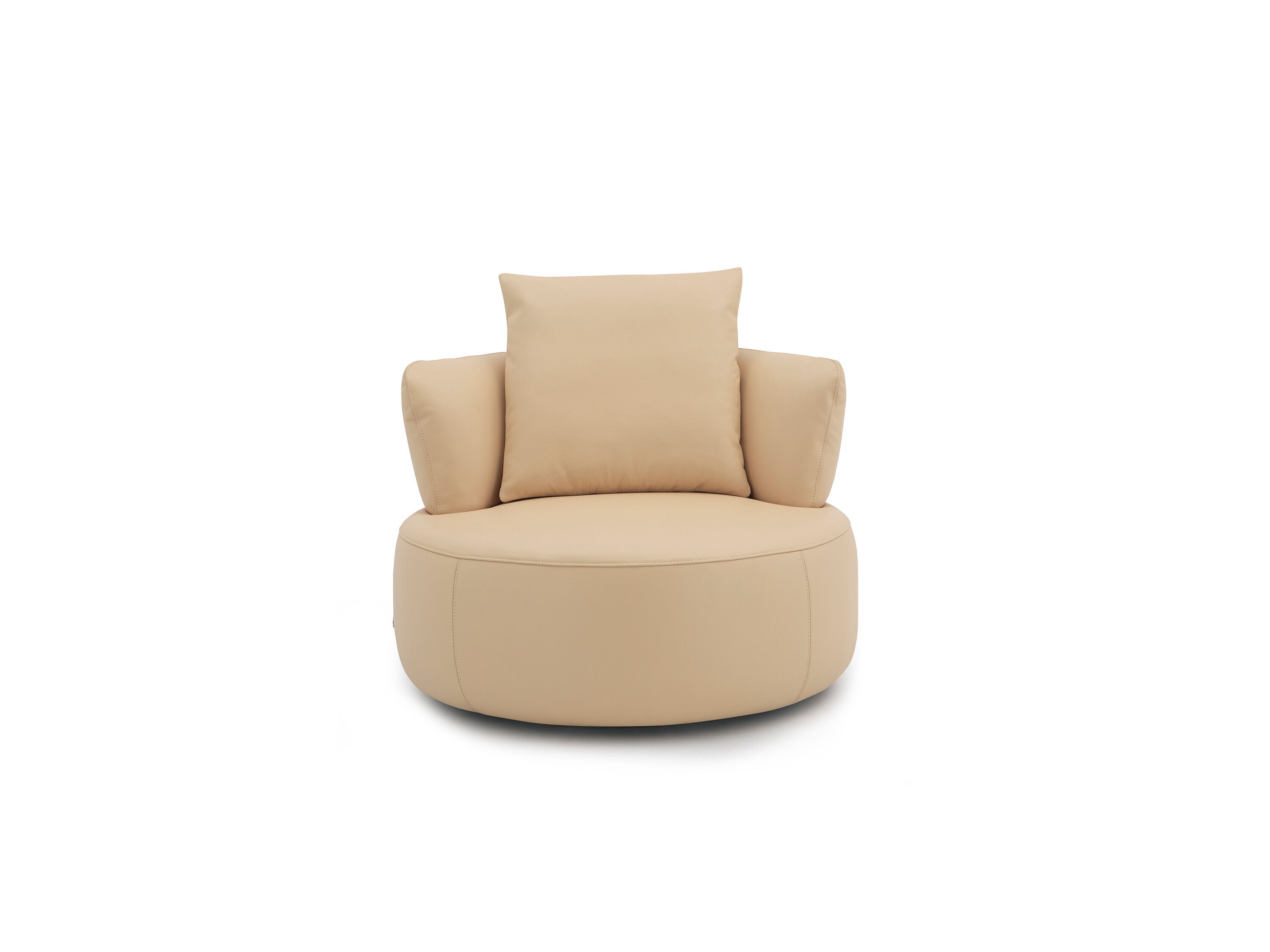 Вращающееся кресло из кожи и ткани CAMPO DE' FIORI LOVE ARCH-00114540 - Вид №6