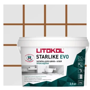 90219296 Затирка эпоксидная Litokol Starlike Evo S.209 цвет карамель 2.5 кг STLM-1494334