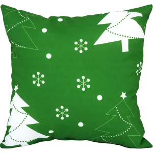 Подушка «Новый год ель» 40х40 см, цвет белый