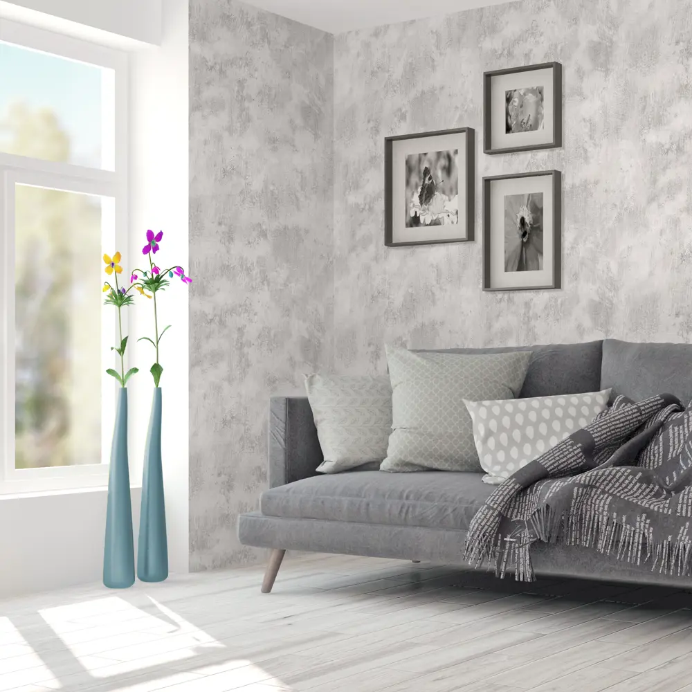 Обои флизелиновые Grandecolife Exposure серые 0.53 м EP1005 STLM-2189454 - Вид №3