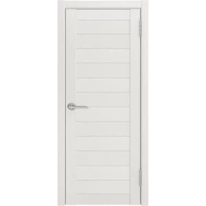 Дверь межкомнатная глухая с замком и петлями в комплекте Лердо 80x200 см ПВХ цвет крашеное дерево