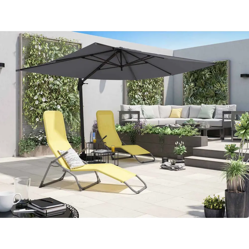 Зонт BEGINIA Aura 281x386 см серый STLM-2044082 - Вид №16