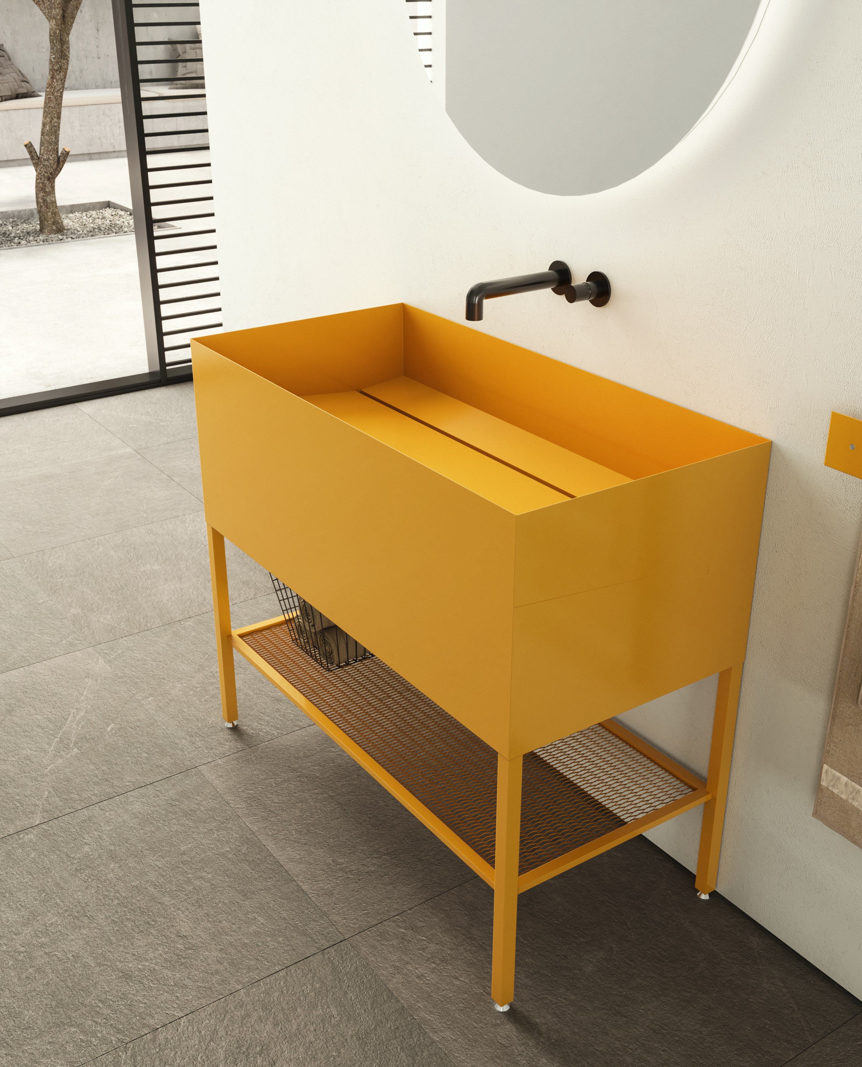 Металлическая отдельно стоящая раковина Moab Door ARCH-00017861 - Вид №1