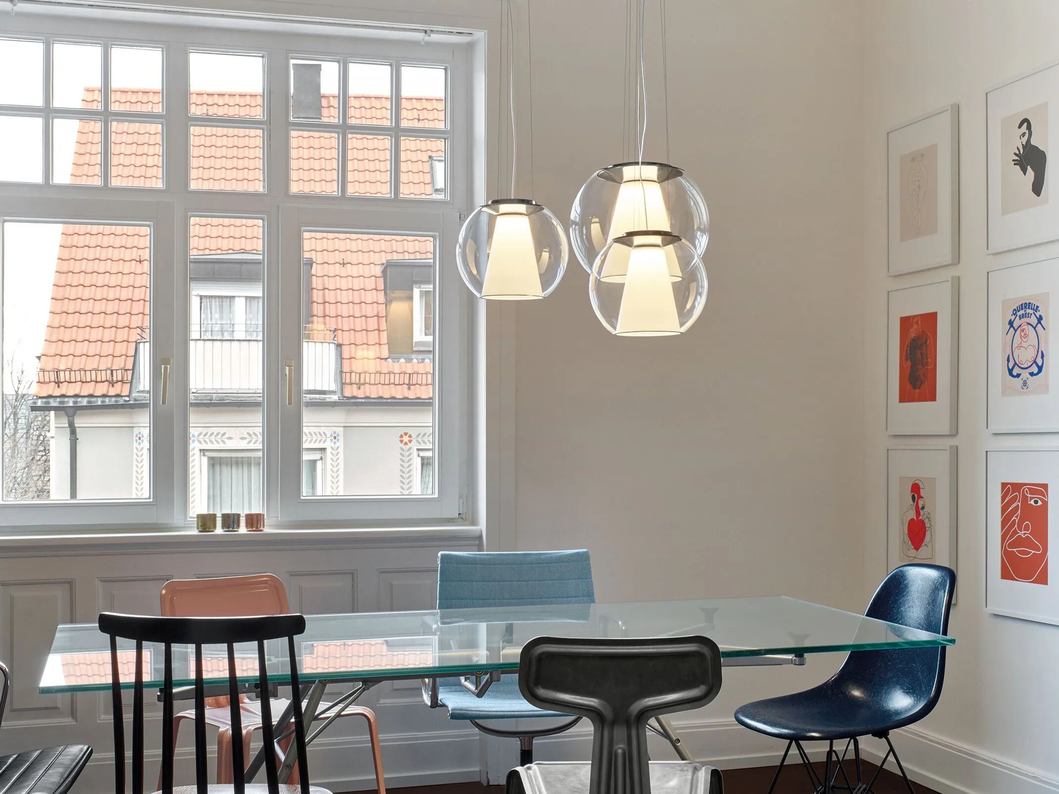 Выдувное стекло светодиодный подвесной светильник serien.lighting проект ARCH-00047753 - Вид №7