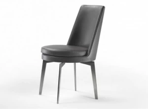 Flexform Кожаное кресло со встроенной подушкой Feel good