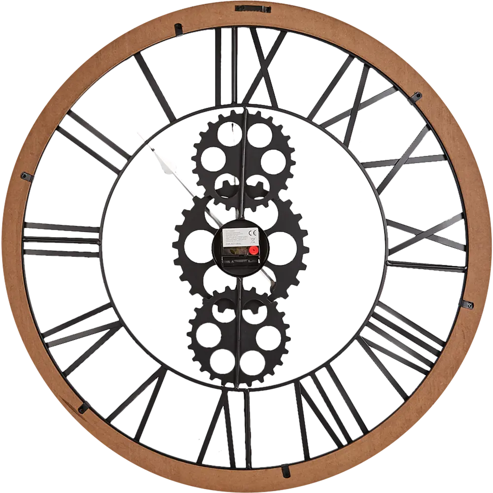 Настенные часы Atmosphera Meca ø70 см цвет черный Smile STLM-2123466 - Вид №2
