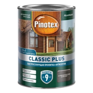 90359977 Пропитка древесины PINOTEX 0С 00025072 полуматовый серый 0.9 л STLM-1417318