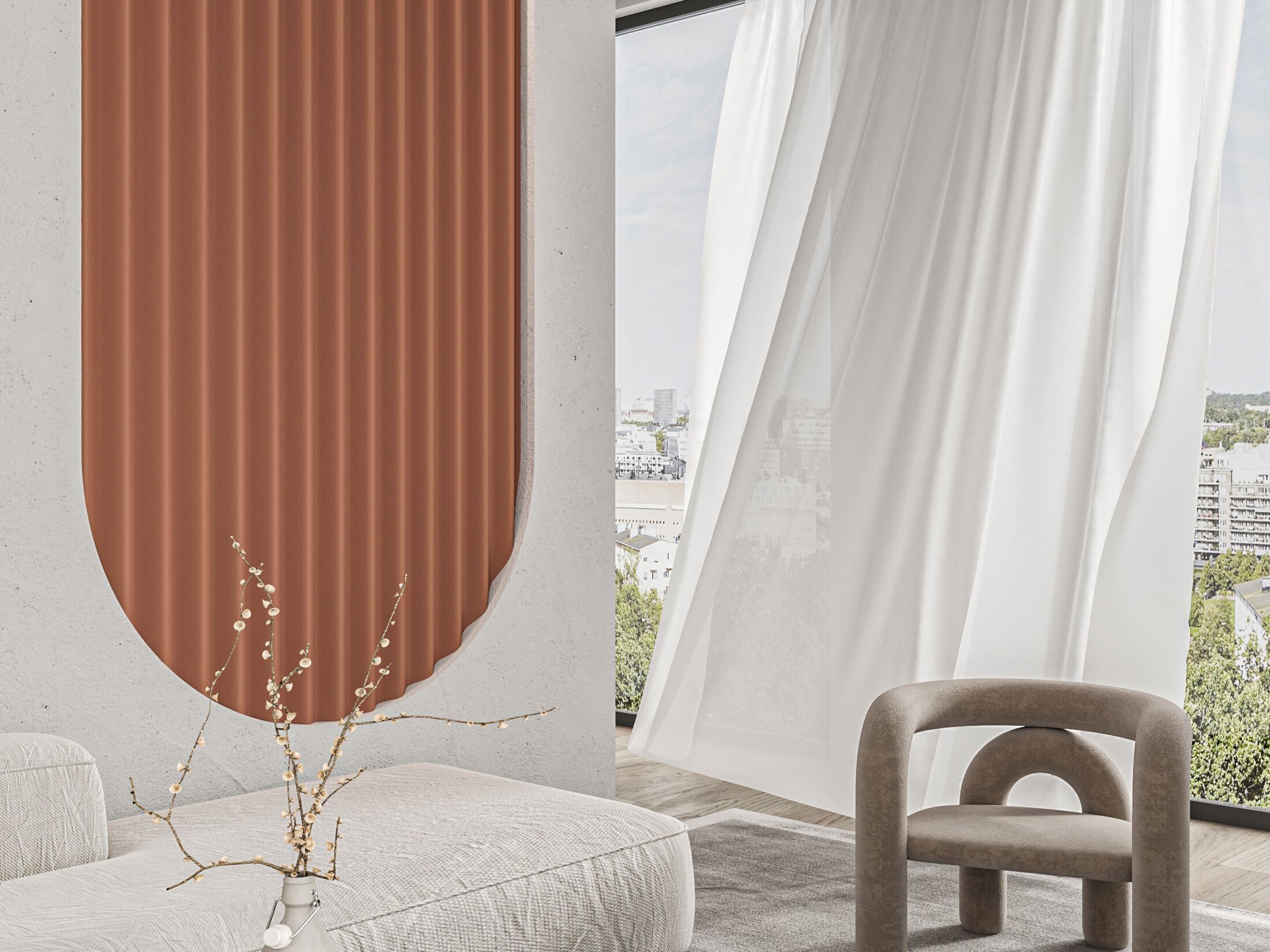 Трехмерное гипсовое покрытие WallDeco M-Modern ARCH-00096223