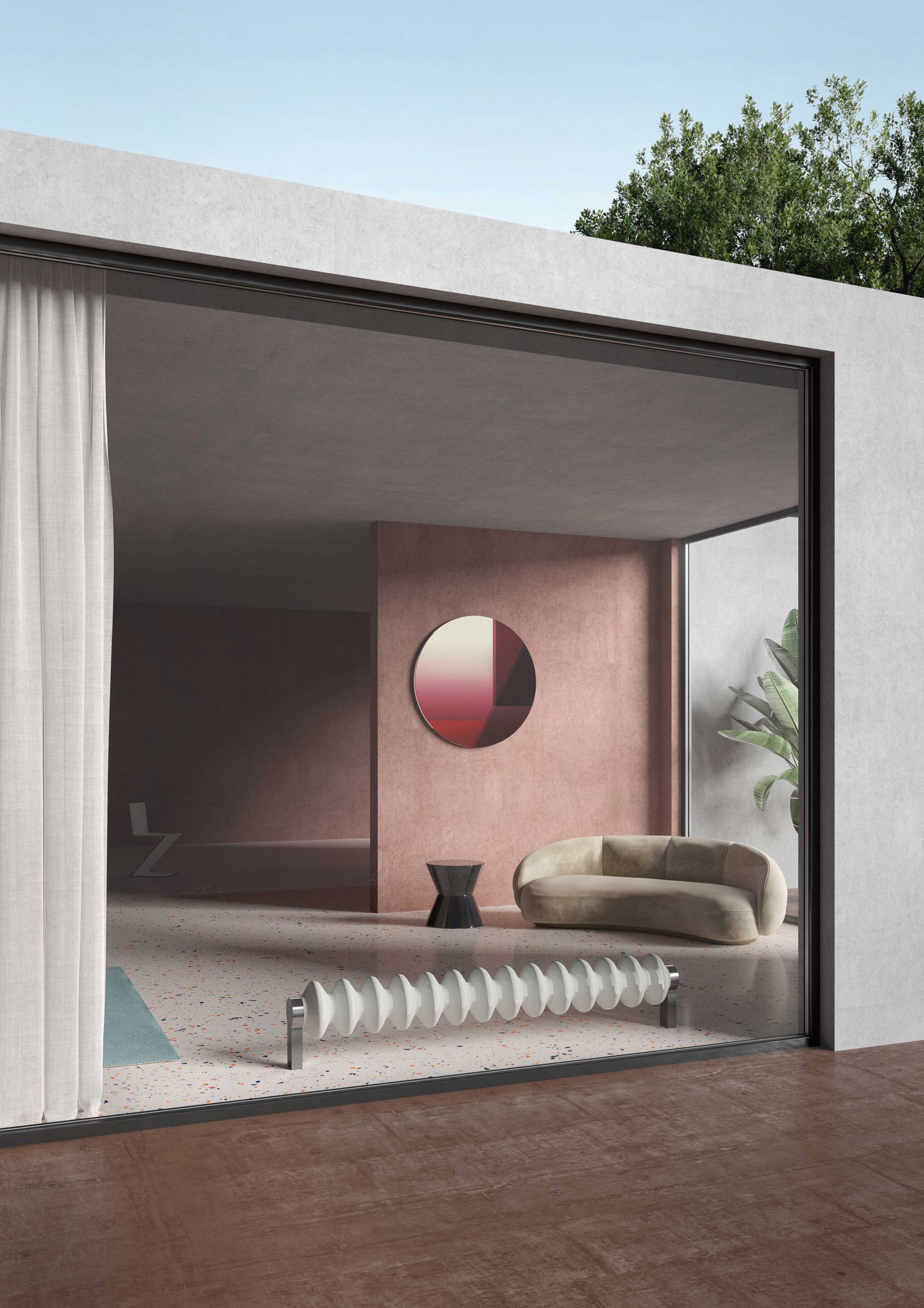 Порошковое покрытие стальной горизонтальный полотенцесушитель Tubes Elements ARCH-00087033 - Вид №13