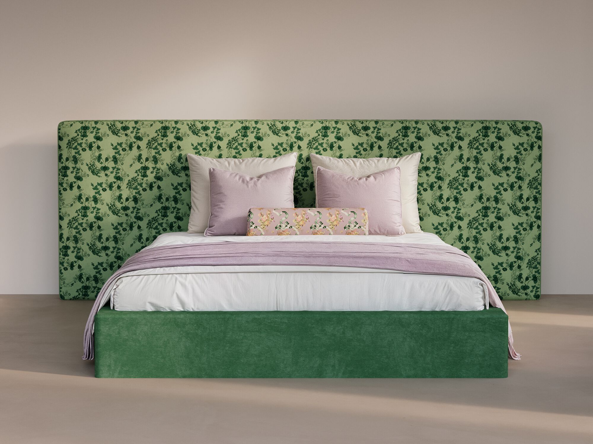 Двуспальная мягкая кровать из ткани Marianna Piccolo Alicia ARCH-00047720